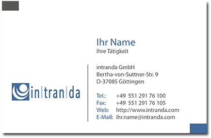 Jobs business card