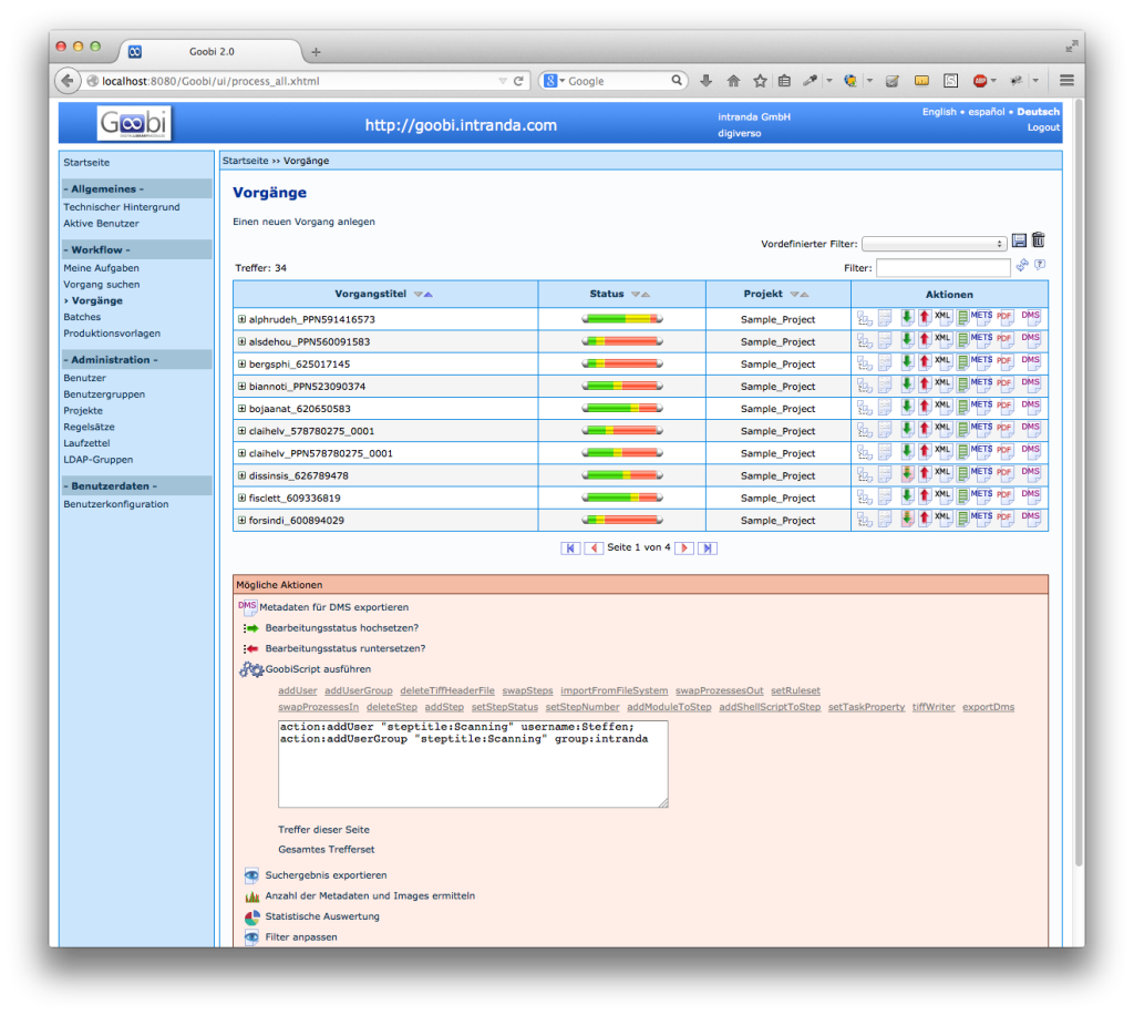 Goobi 2.0 Release Notes Goobi Script