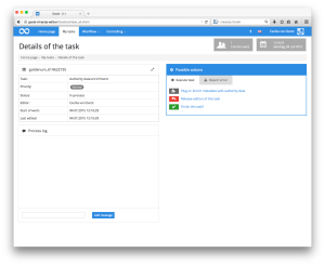 Anreicherung von Metadaten mit Normdaten als Goobi-Plugin in der angenommenen Aufgabe