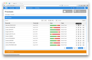 Goobi_Production_Workflow_Software_Function_31e_Process_List_With_Individual_Progress