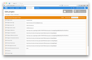 Goobi_Production_Workflow_Software_Function_70e_Edit_Project_METS_Parameters