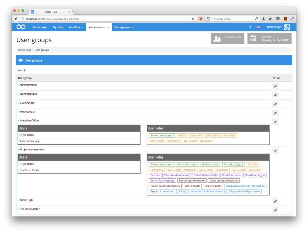 Goobi with extended user roles 01