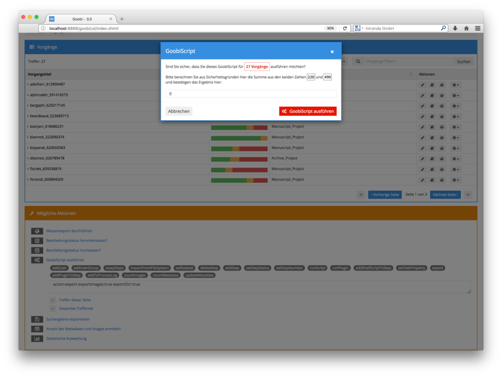 Goobi 3.0 - Erweiterung des GoobiScripts für bessere Sicherheit