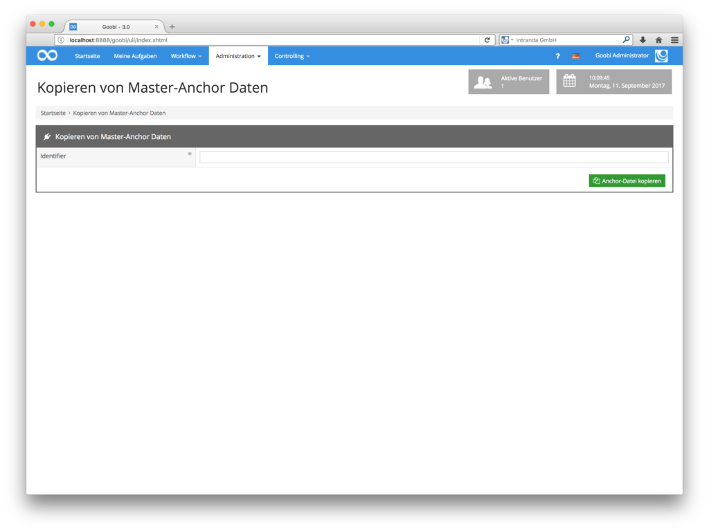 Goobi 3.0 - Master-Anchor Plugin